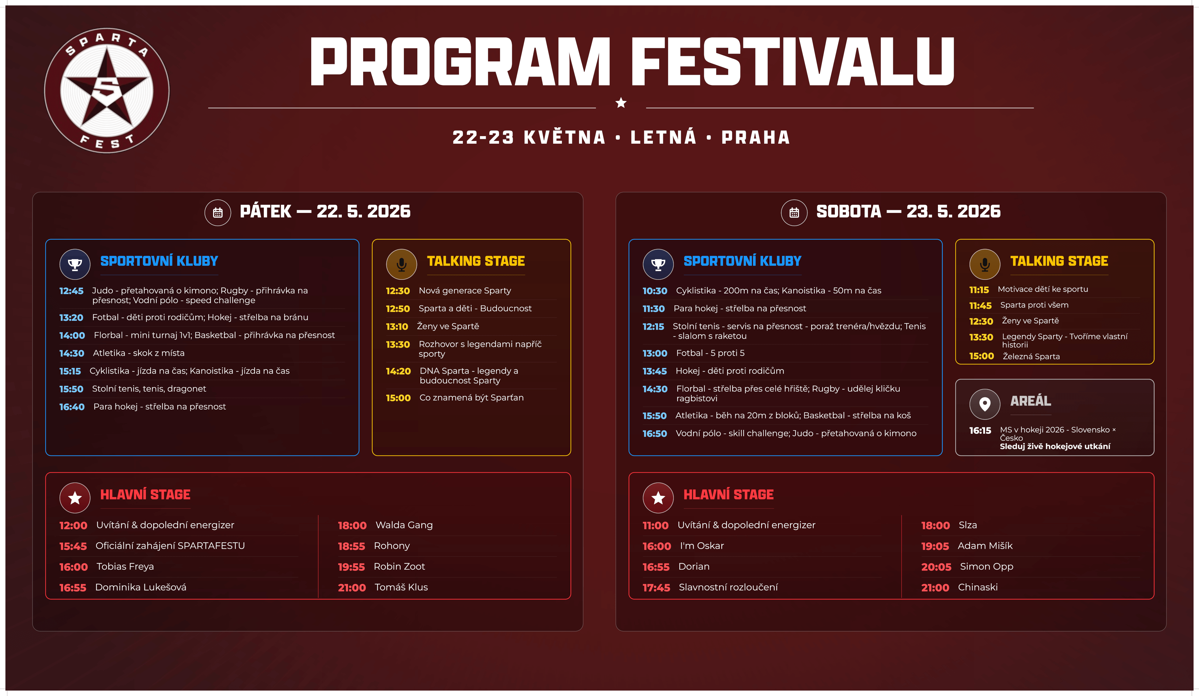 Program Spartafestu