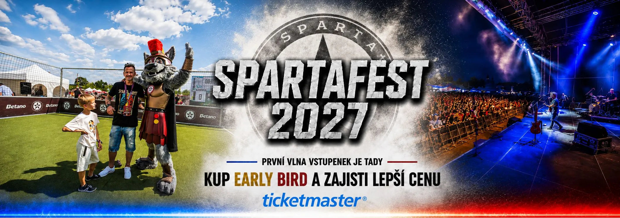 SPARTAFEST 2027 — sportovní a hudební festival Sparty Praha